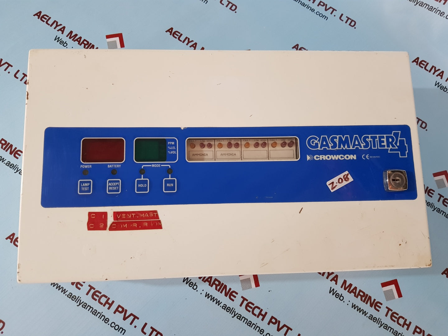 Crowcon gasmaster4 gas/fire alert detector monitor sensor