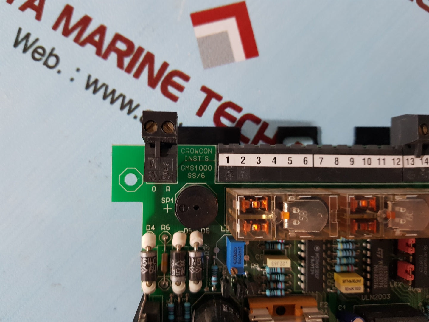 Crowcon gms1000 ss/6 pcb card 