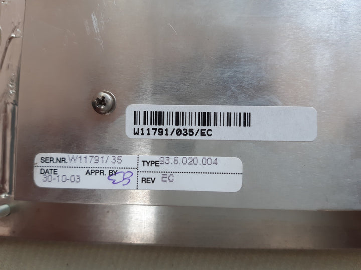Praxis 93.6.020.004 w11791/035/ec alarm monitor system control panel 