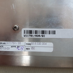 Praxis 93.6.020.004 w11791/035/ec alarm monitor system control panel 