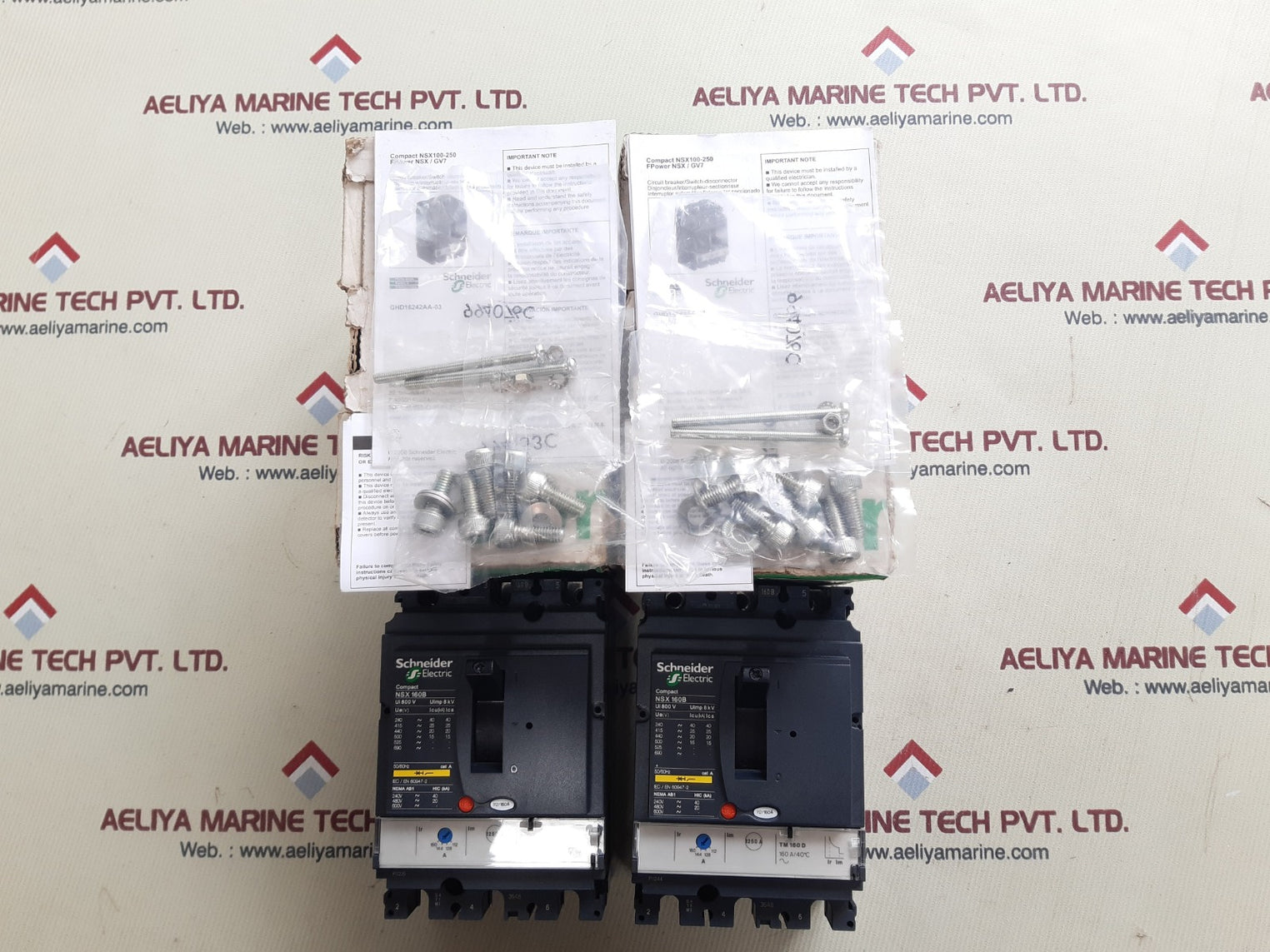 Schneider electric nsx160b compact circuit breaker lv430390