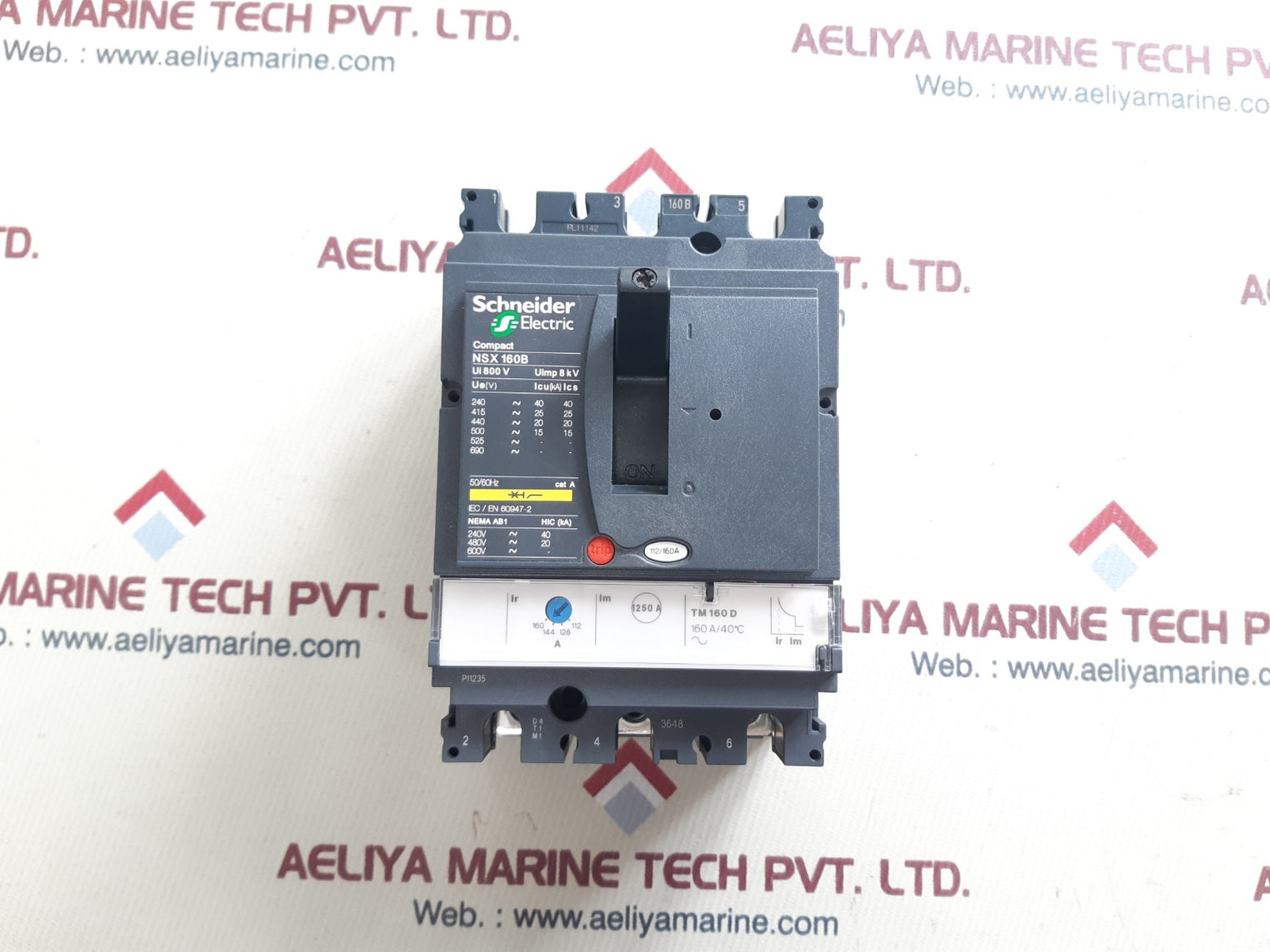 Schneider electric nsx160b compact circuit breaker lv430390