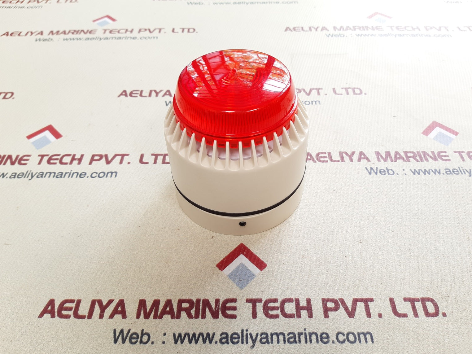 Federal signal lp7-18-30r ser.B red streamline low profile combination sounder