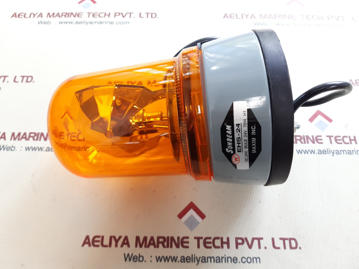 Sunbeam ehs-24 yellow rotating beacons light