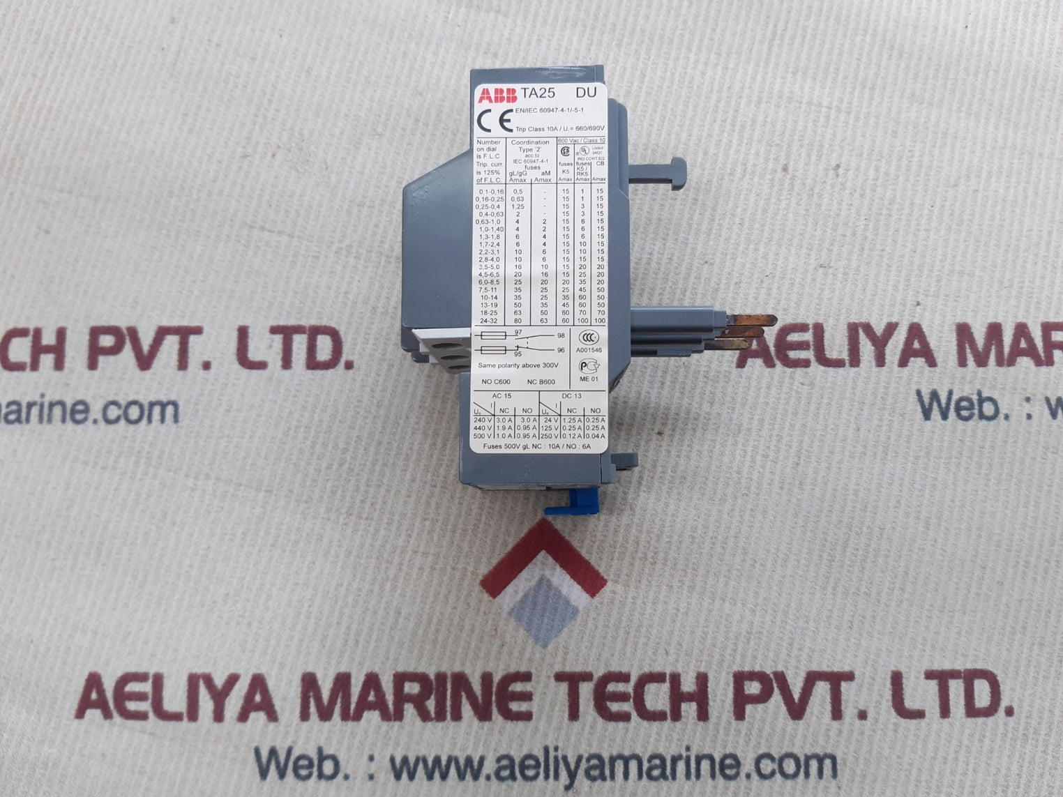 Abb ta25du14 thermal overload relay 10-14A