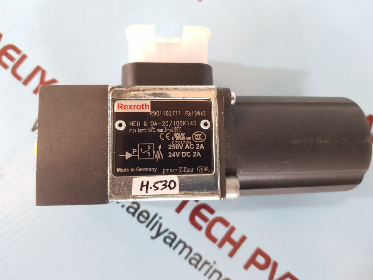 Rexroth hed 8 0a-20/100k14s hydraulic valve 13w42