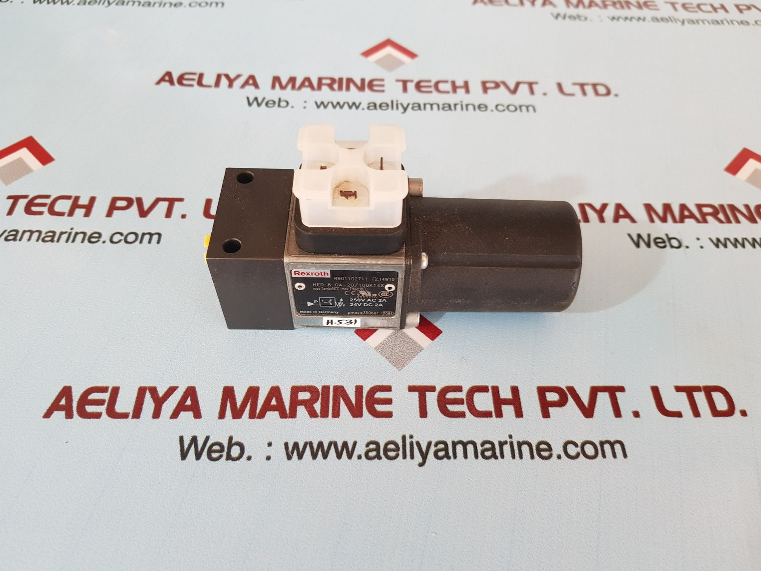 Rexroth hed 8 0a-20/100k14s hydraulic valve 14w10