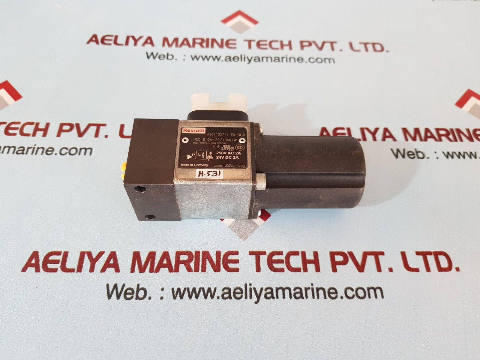 Rexroth hed 8 0a-20/100k14s hydraulic valve 14w10