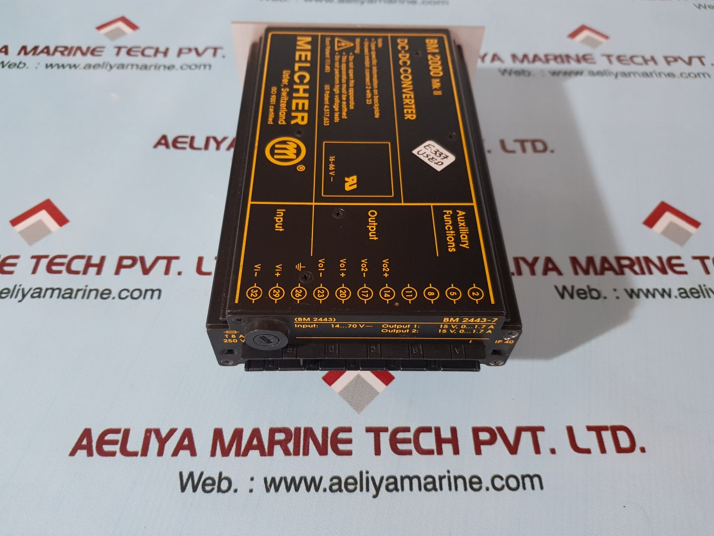 Melcher bm2000 mk II dc-dc converter