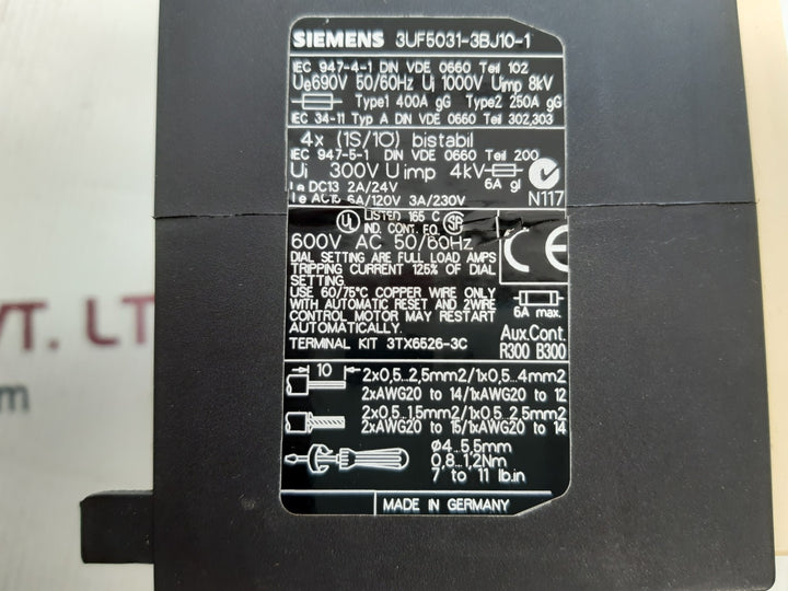 Siemens 3uf5031-3bj10-1 basic unit