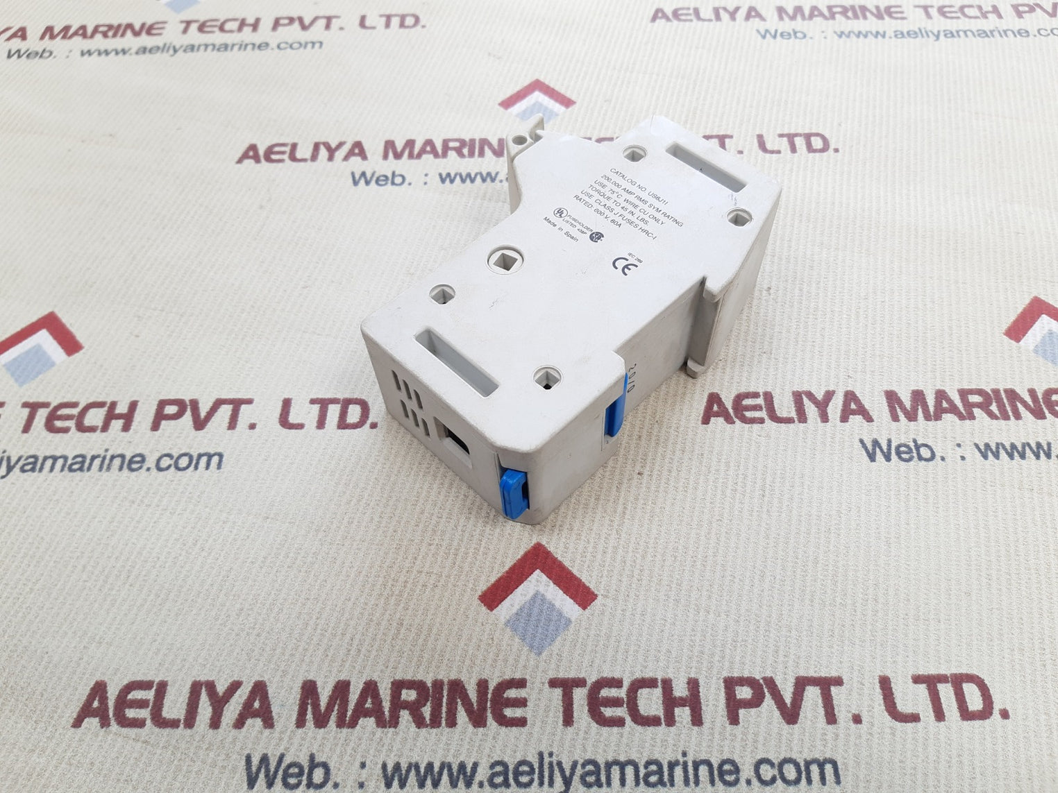 Gould ultrasafe us6j1i fuse holder 600V 60A