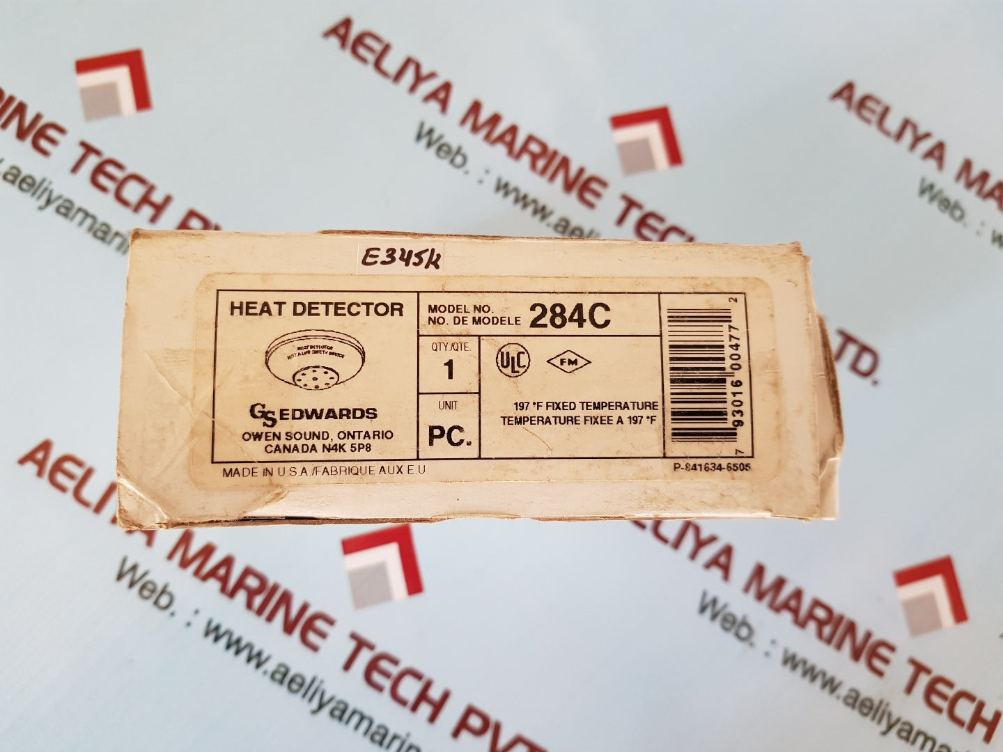Edwards 284c heat detector