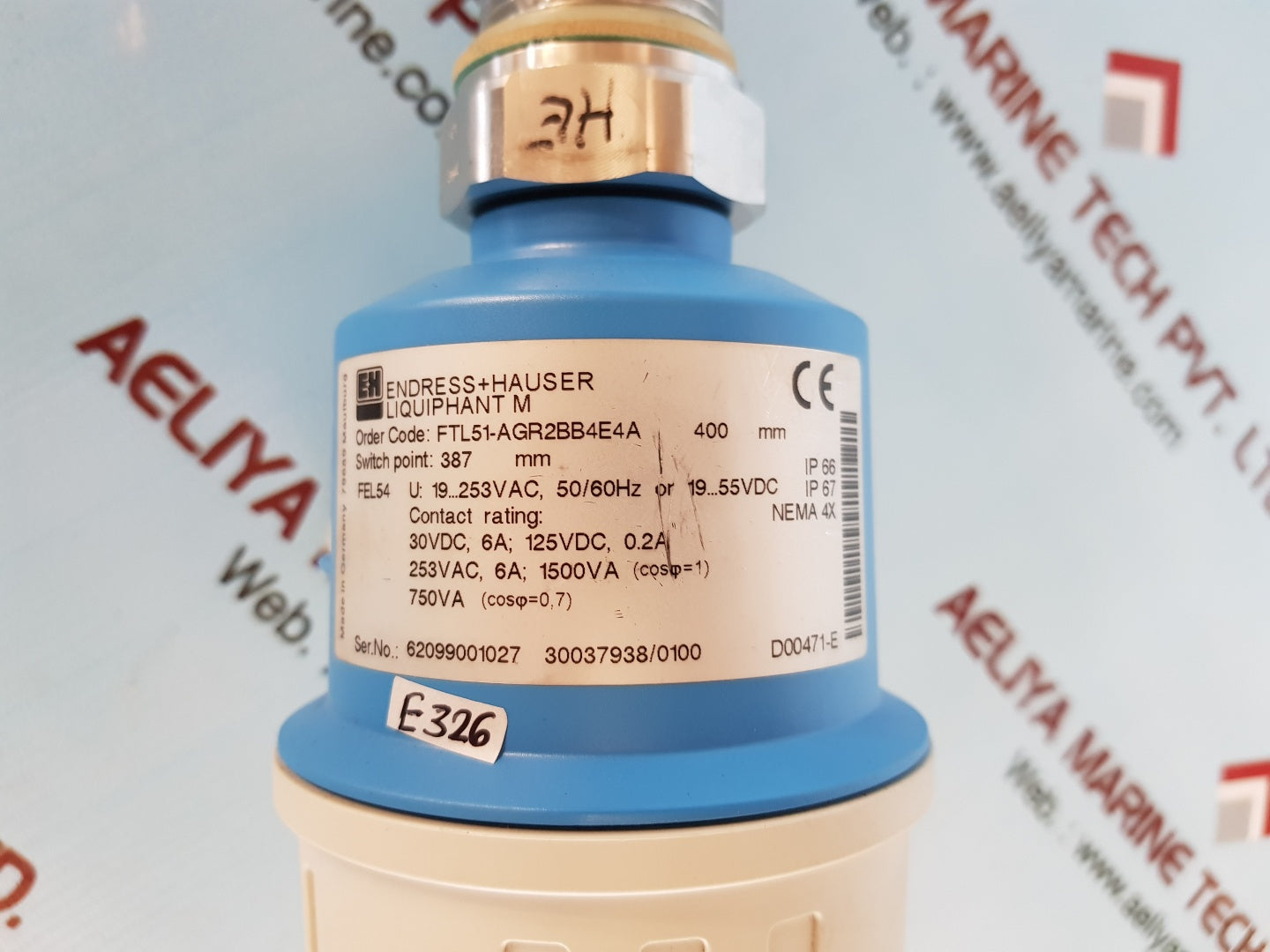 Endress+hauser liquiphant M ftl51-agr2bb4e4a level switch