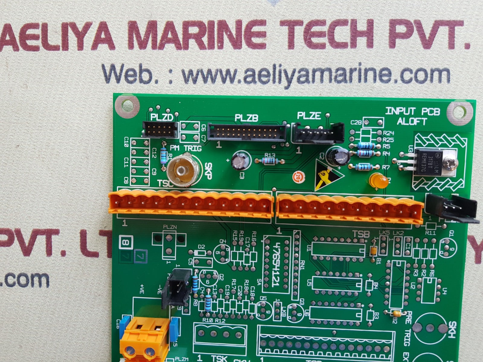 Sperry marine t65801813-8 input pcb aloft card rev.C