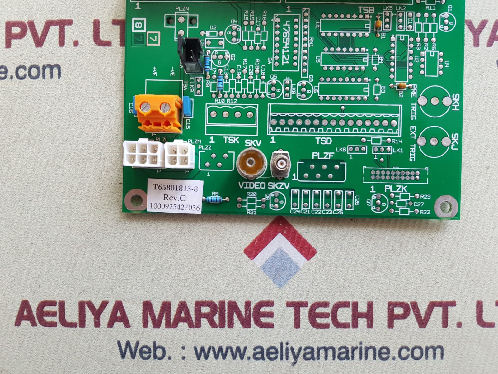 Sperry marine t65801813-8 input pcb aloft card rev.C