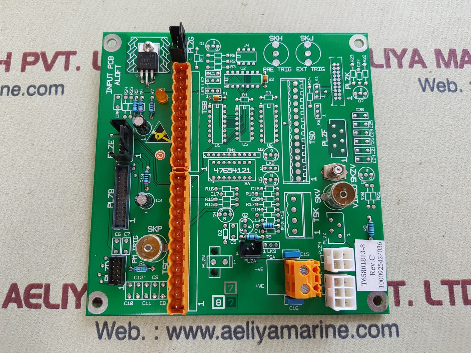 Sperry marine t65801813-8 input pcb aloft card rev.C