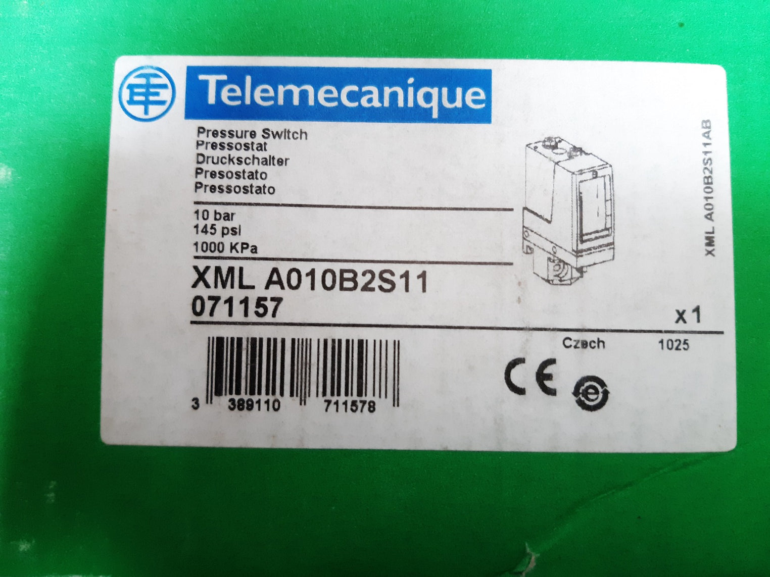 Telemecanique xml a010b2s11 pressure switch
