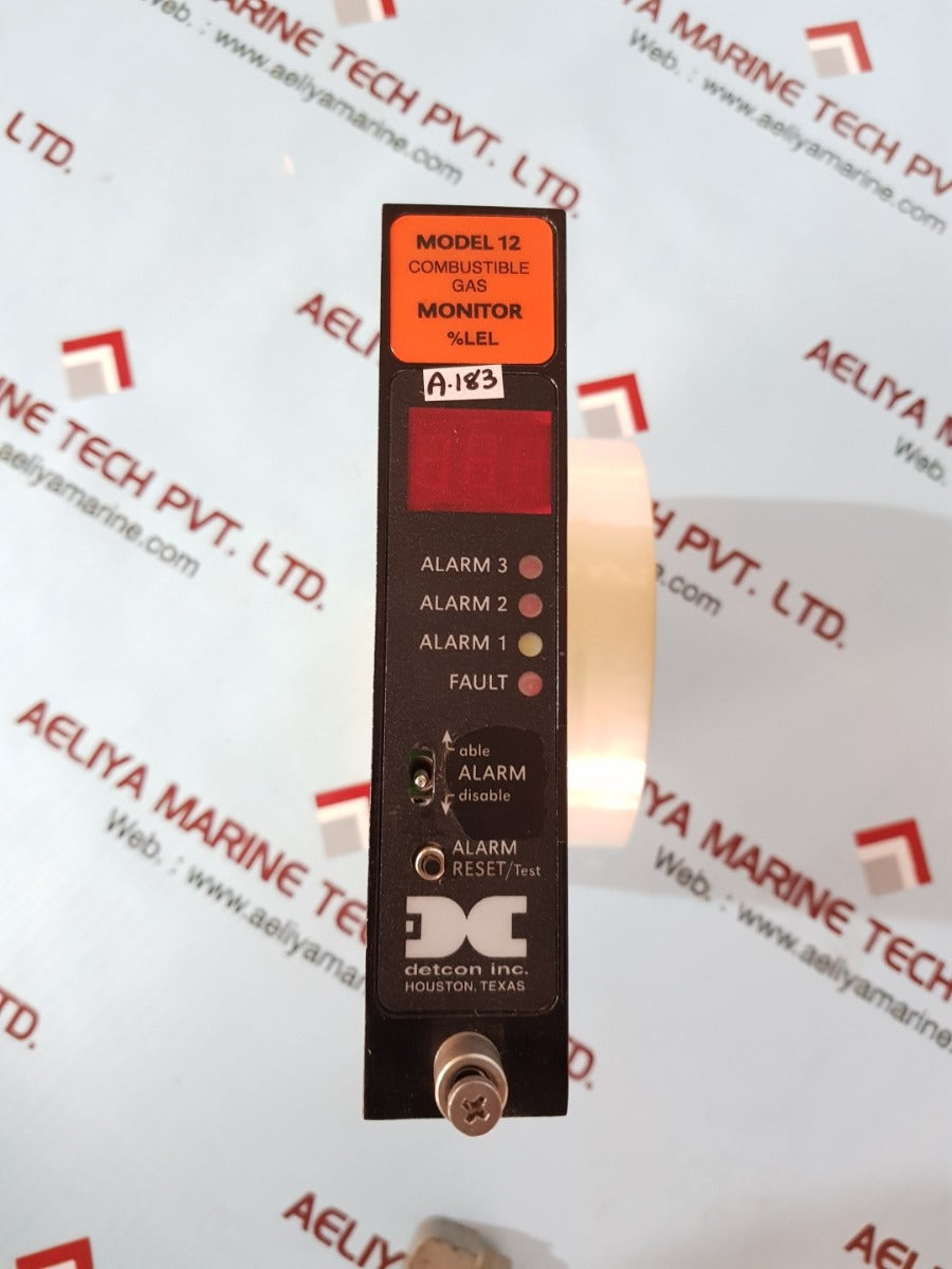 Detcon model 12 combustible gas monitor