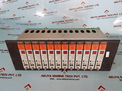 Detcon model no 12/12b combustible gas monitor %lel rack