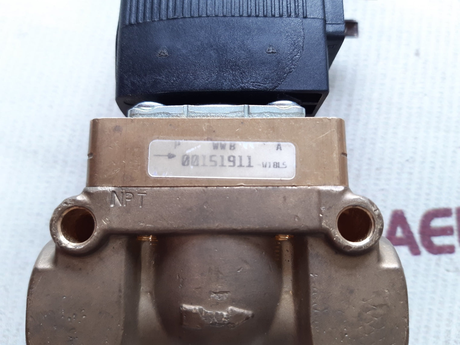 Ingersoll-rand 54654652 solenoid valve 110-120v 50-60hz 362psi