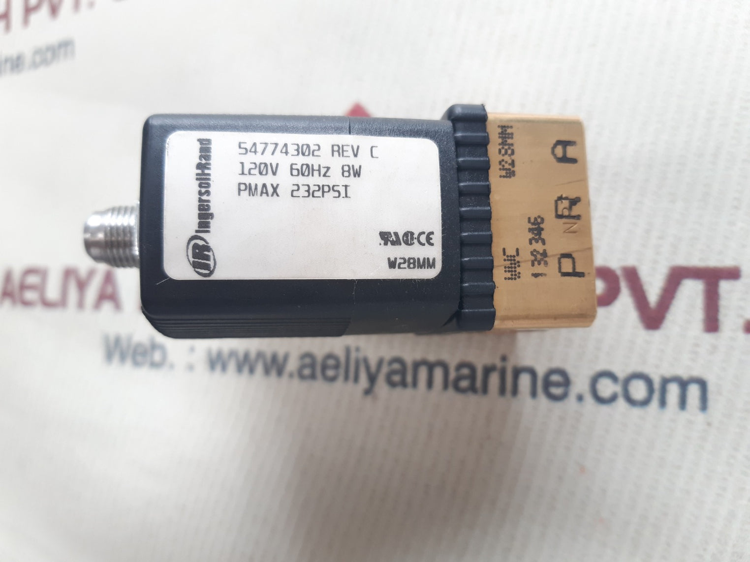 Ingersoll-rand 54774302 solenoid valve w28mm