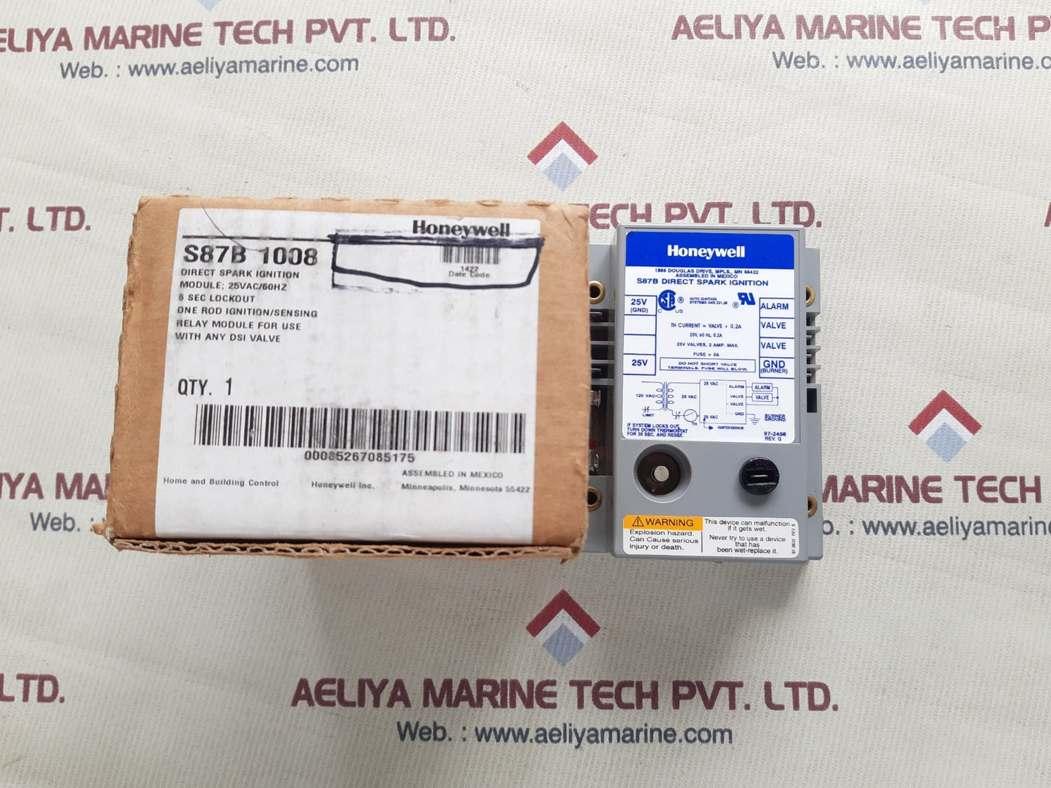 Honeywell s87b 1008 direct spark ignition