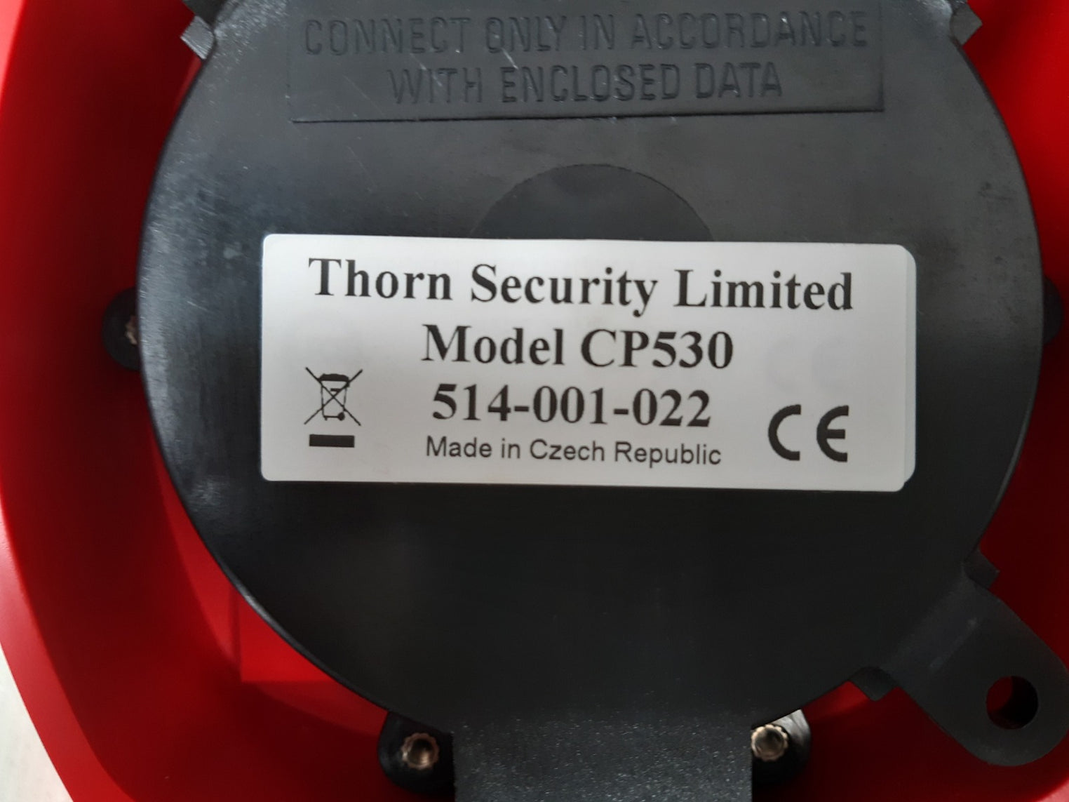 Thorn/tyco cp530 manual coil point