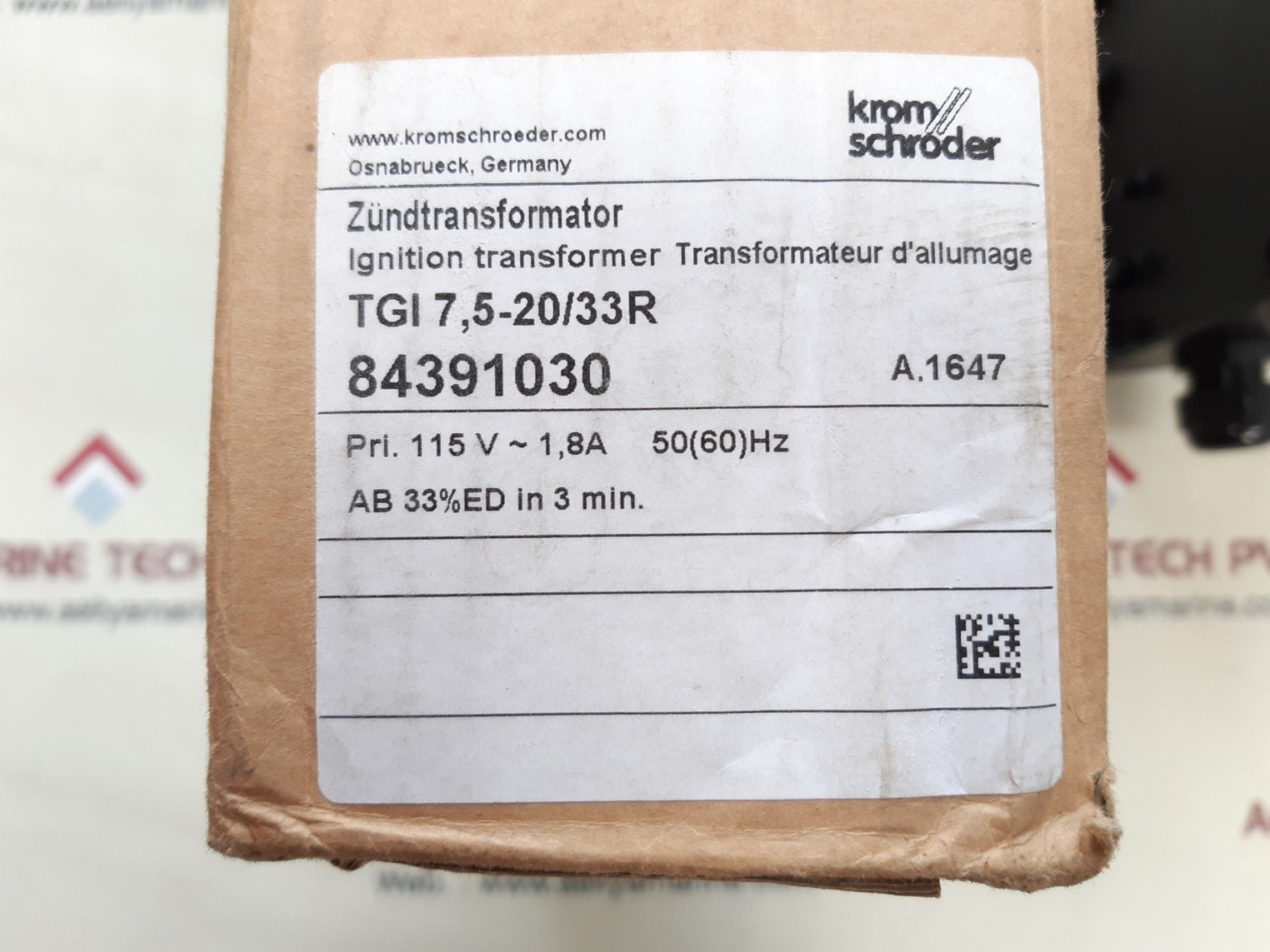 krom ignition tgi 7,5-20/33r transformer