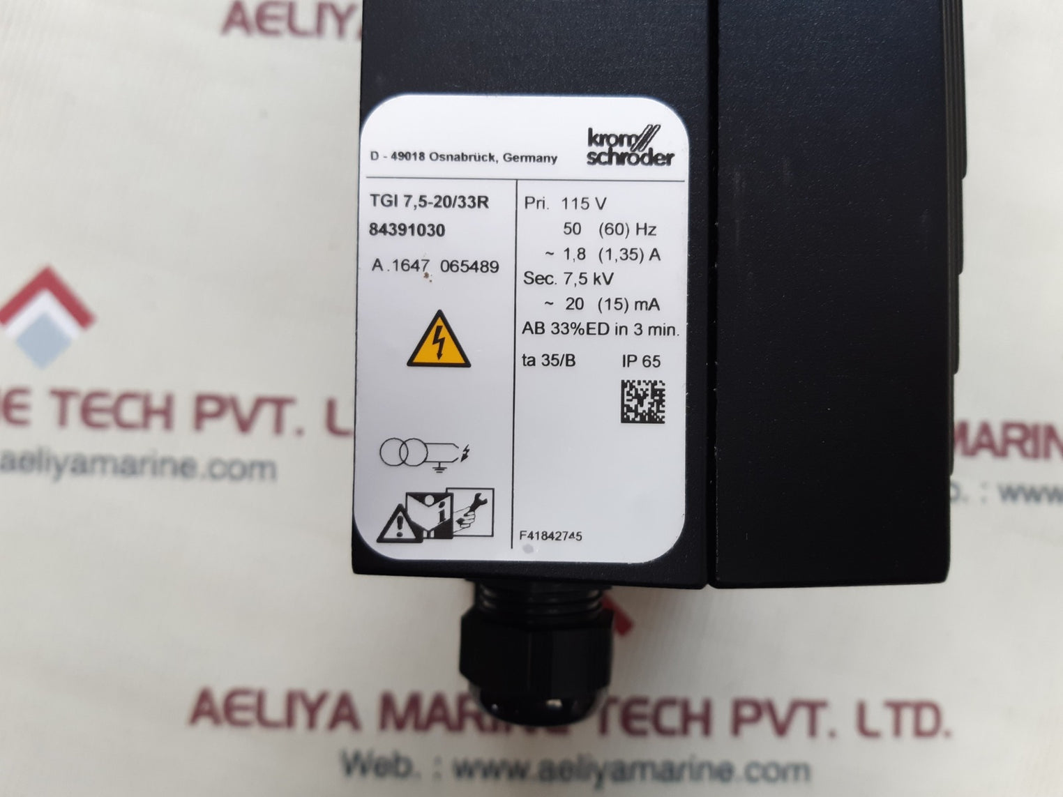 krom ignition tgi 7,5-20/33r transformer