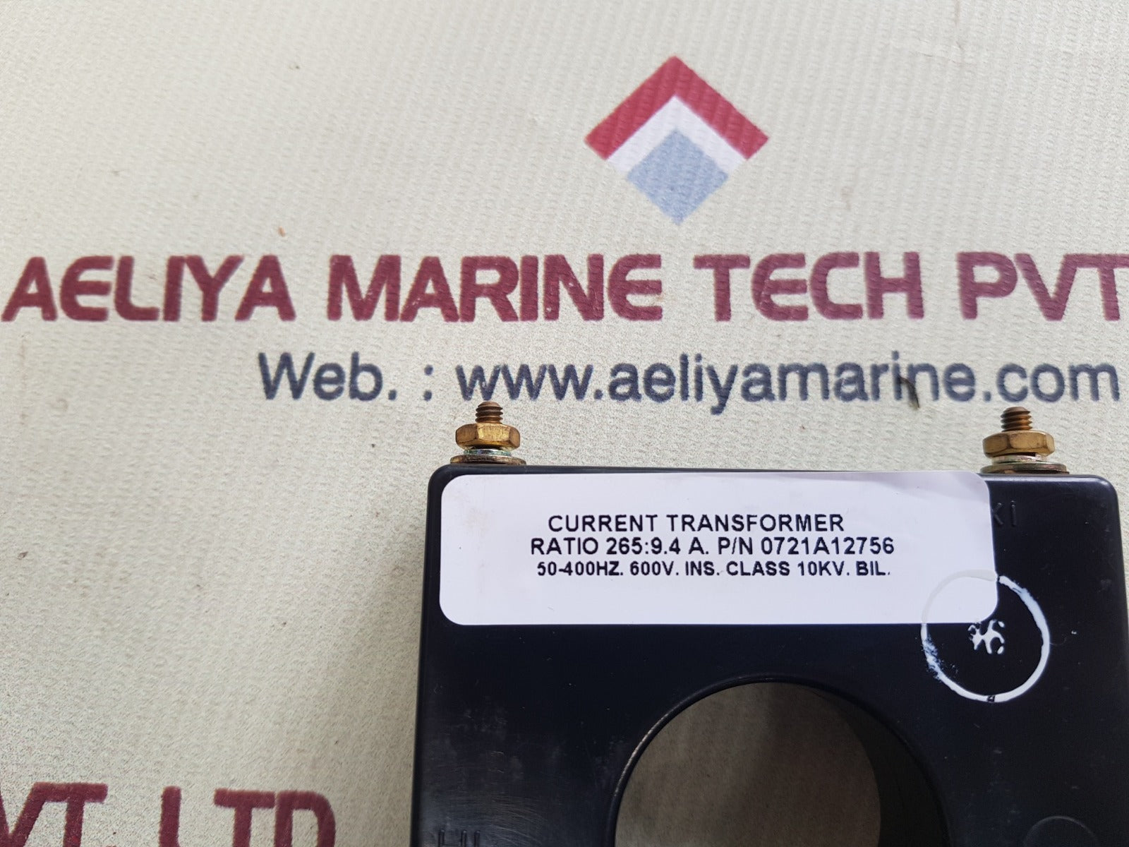 E.i.l. instruments 0721a12756 current transformer