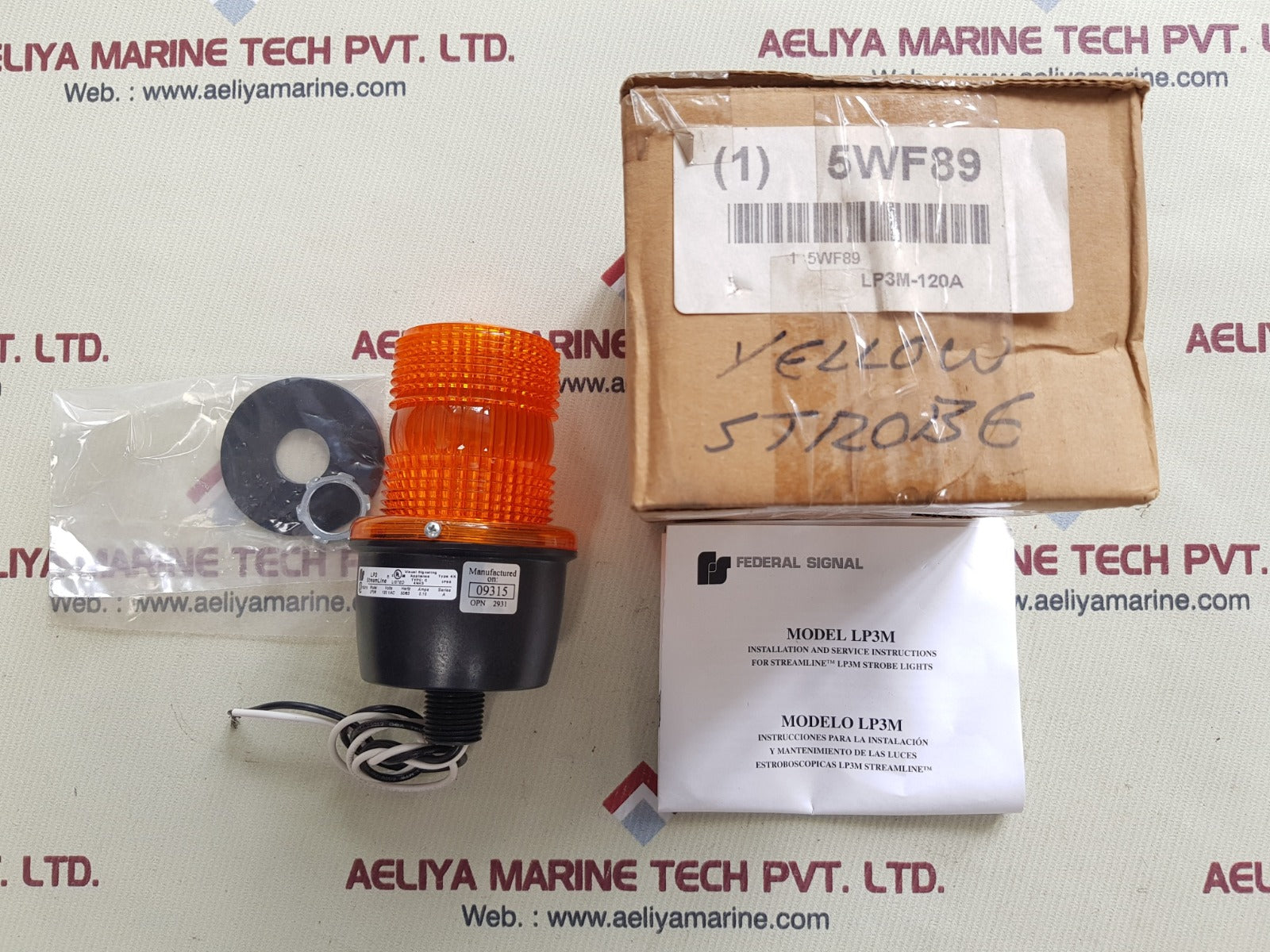 Federal signal streamline lp3m visual signaling appliance ser.A