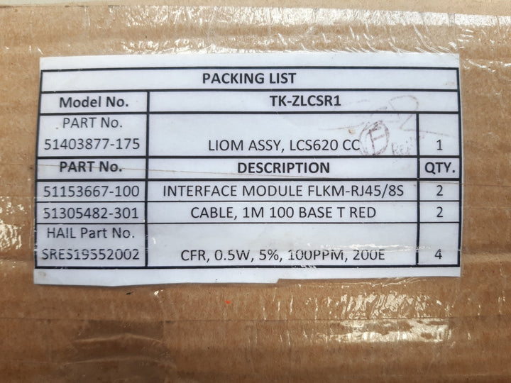 Honeywell tk-zlcsr1 plc module