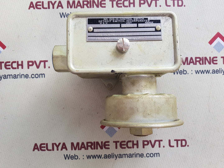 Detroit 4500-7 low level pressure switch