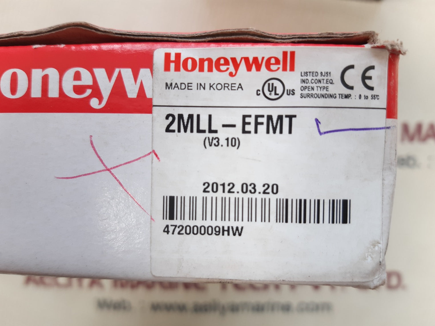 Honeywell 2mll-efmt fast ethernet i/f module