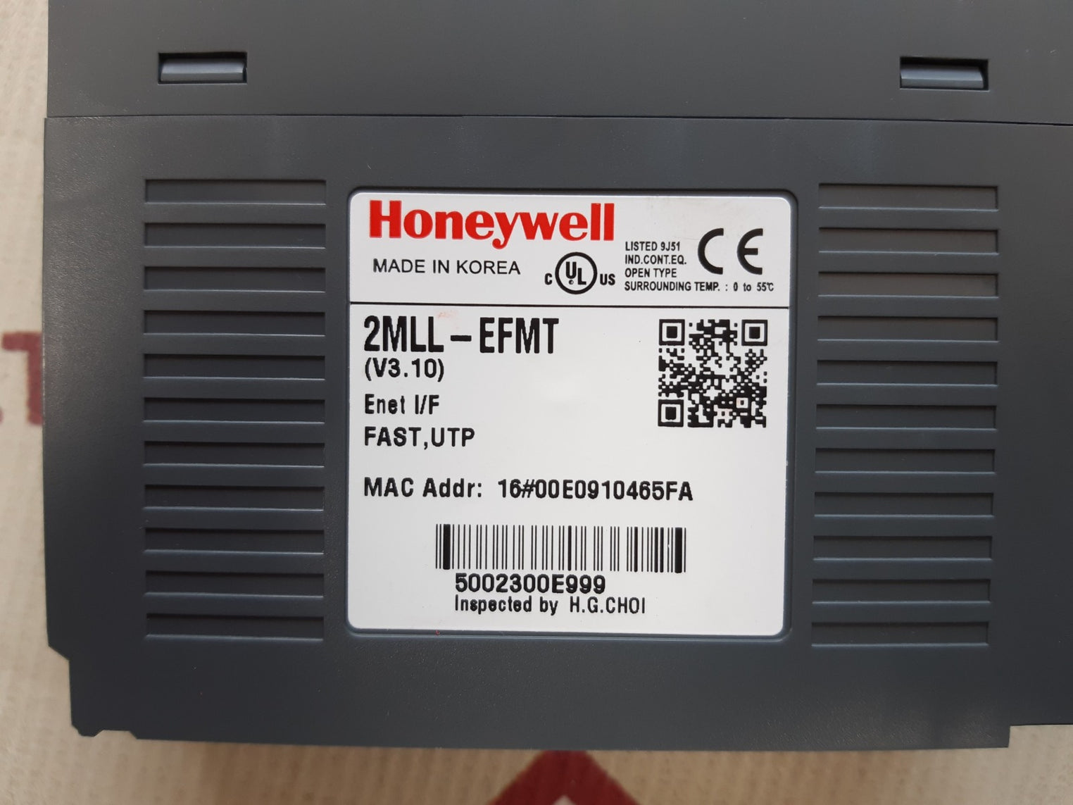 Honeywell 2mll-efmt fast ethernet i/f module