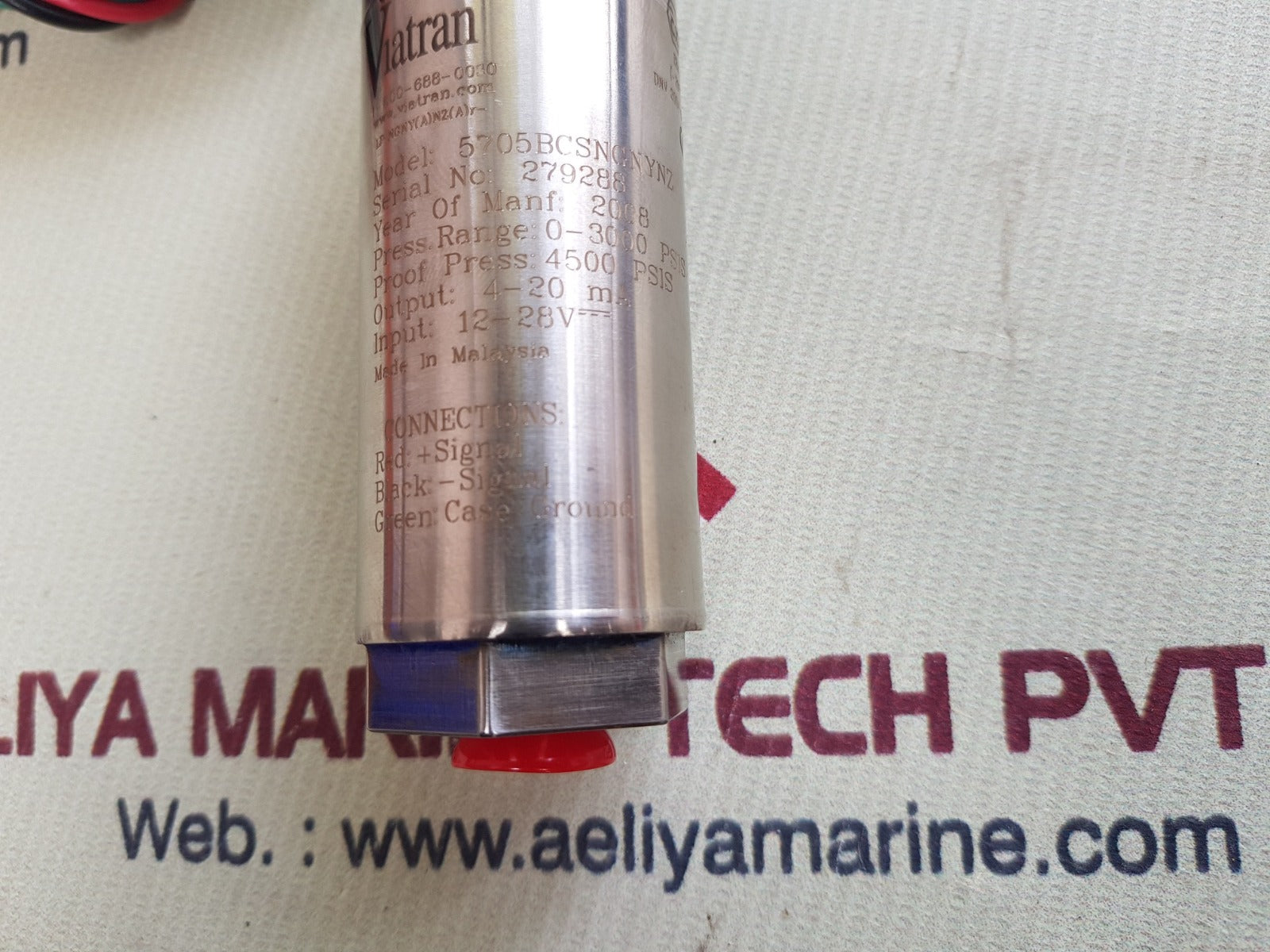 Viatran 5705bcsngnynz pressure transmitter