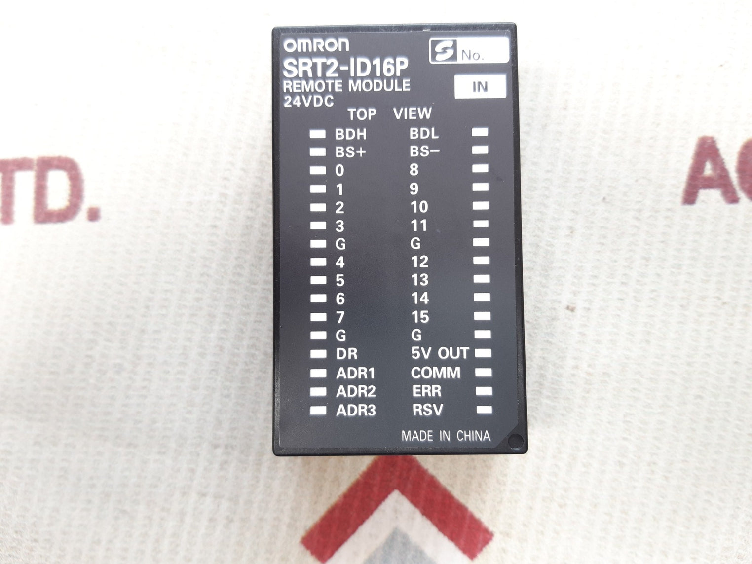 Omron srt2-id16p remote module