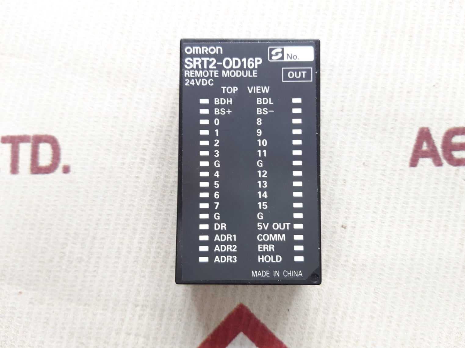 Omron srt2-od16p remote module
