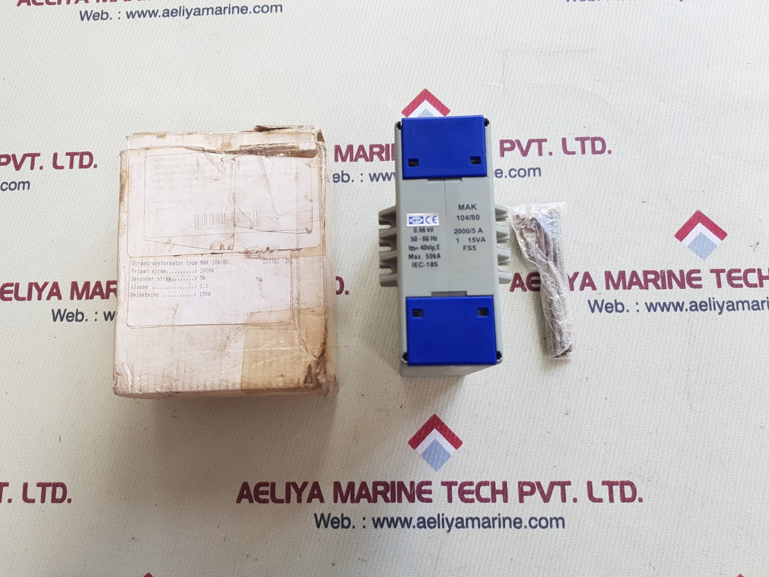 Deif mak 104/80 current transformer