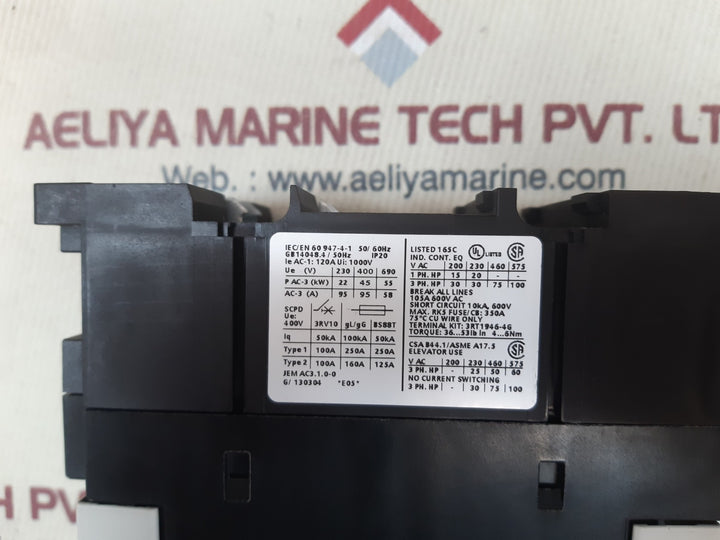 Siemens 3rt1046-1ap04 contactor