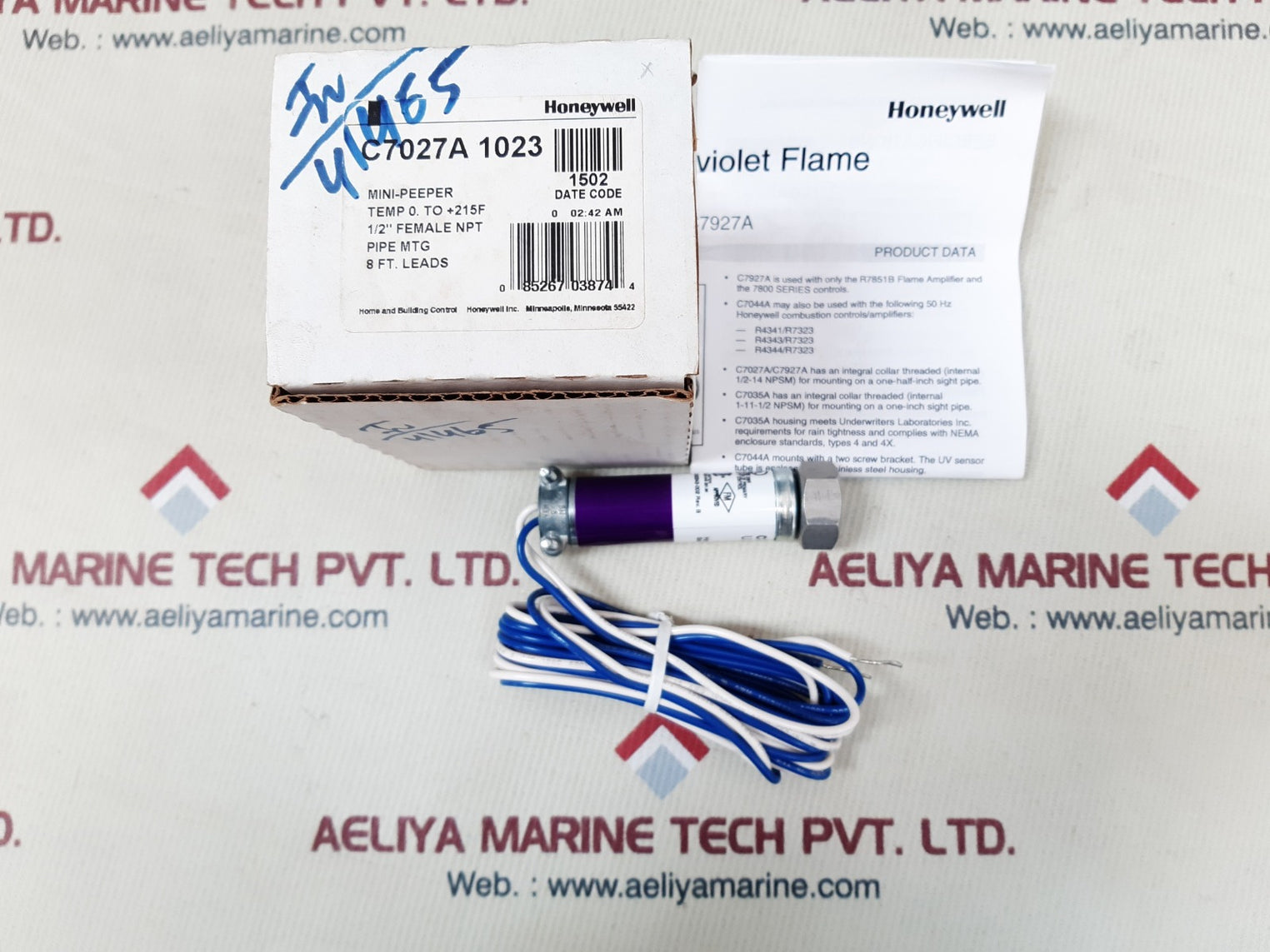 Honeywell c7027a 1023 uv sensor