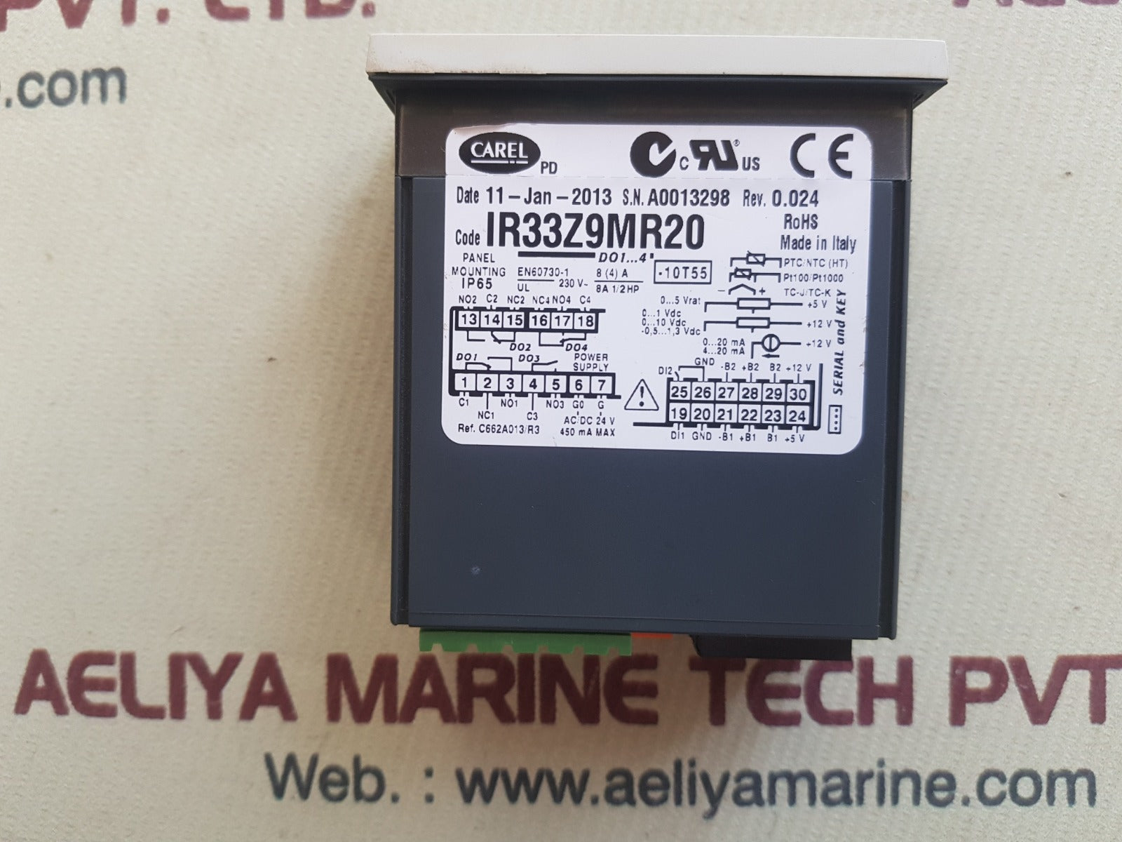 Carel ir33z9mr20 electronic controller