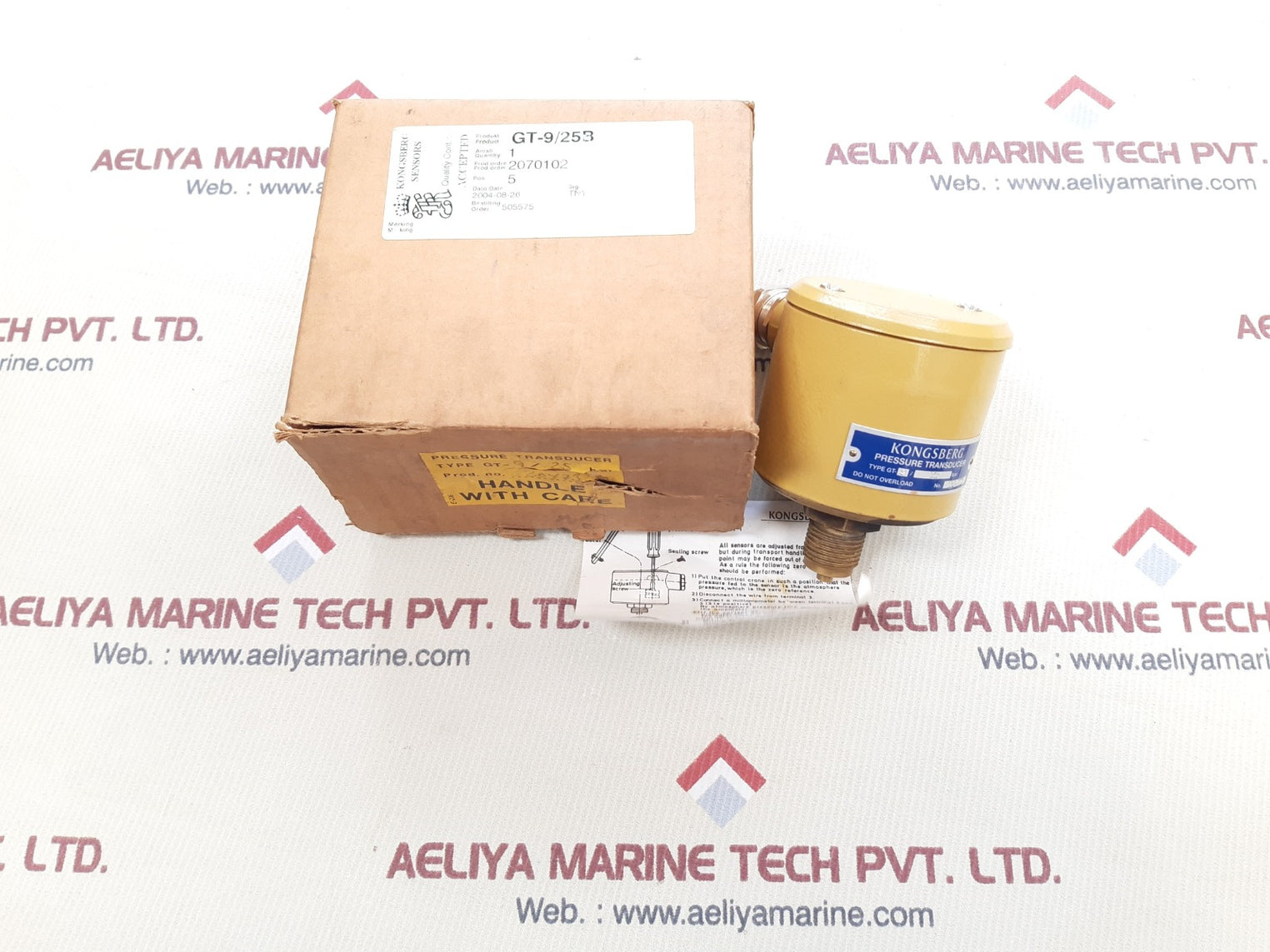 Kongsberg gt-9/25bar pressure transducer