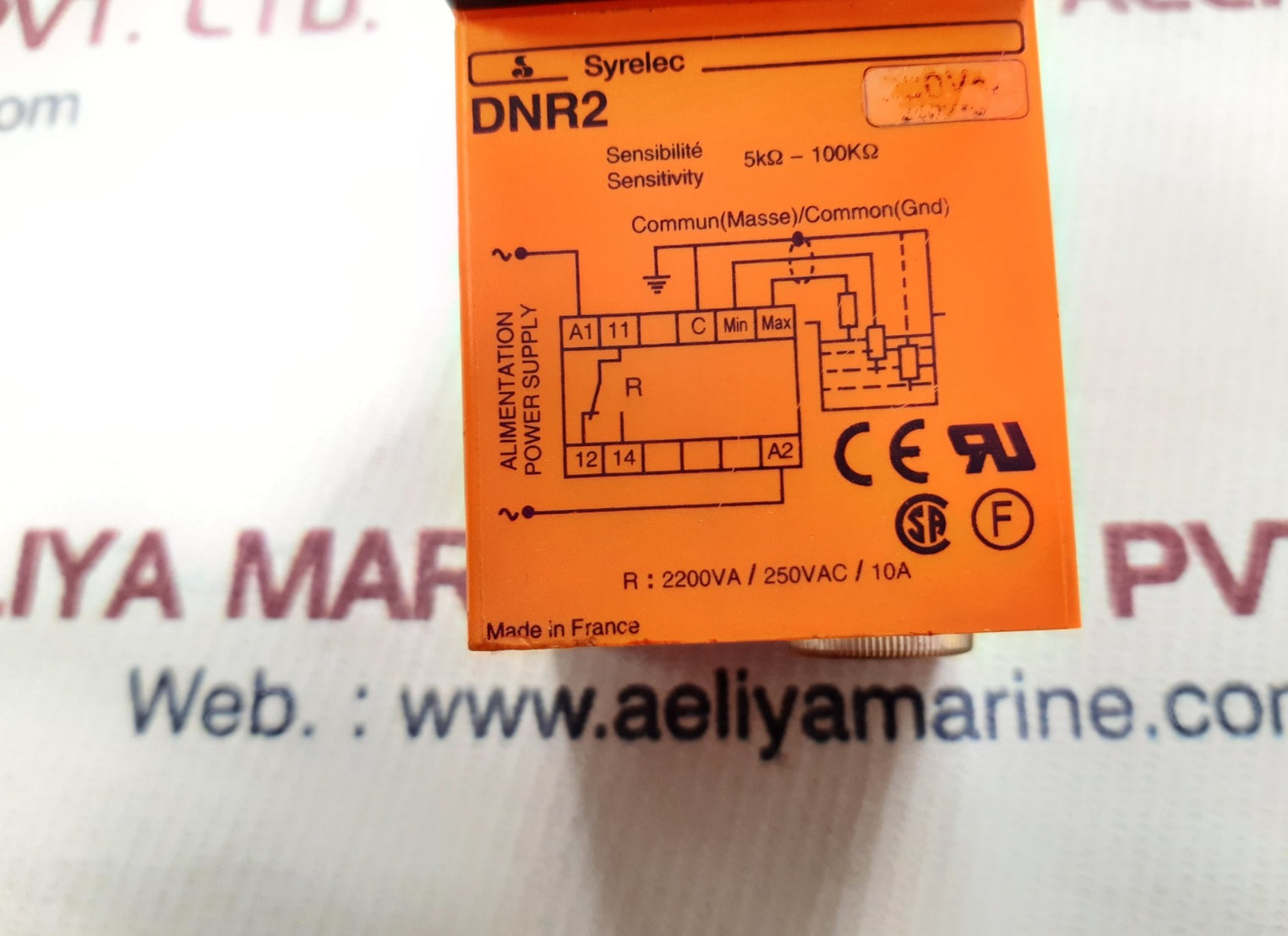 Syrelec dnr2 liquid level relay