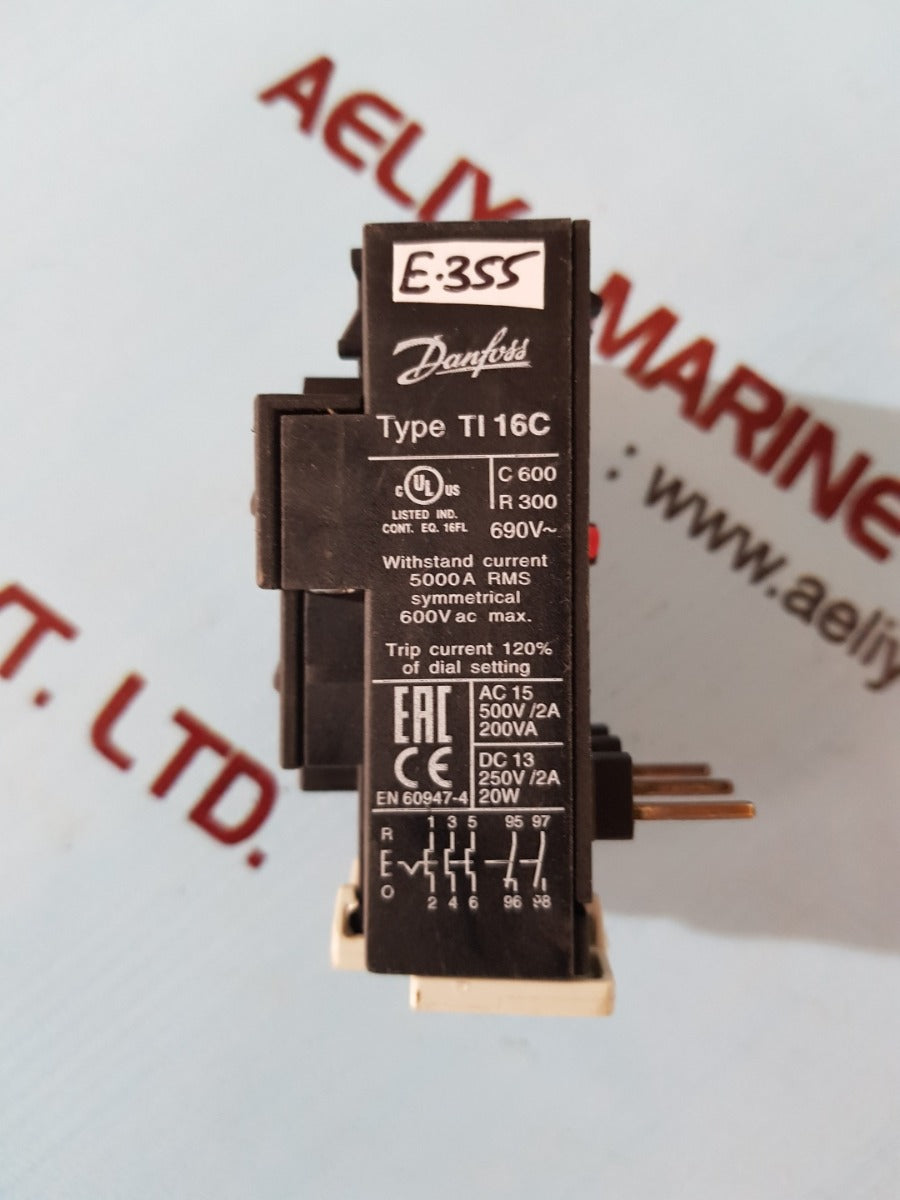 Danfoss ti 16c thermal overload relay