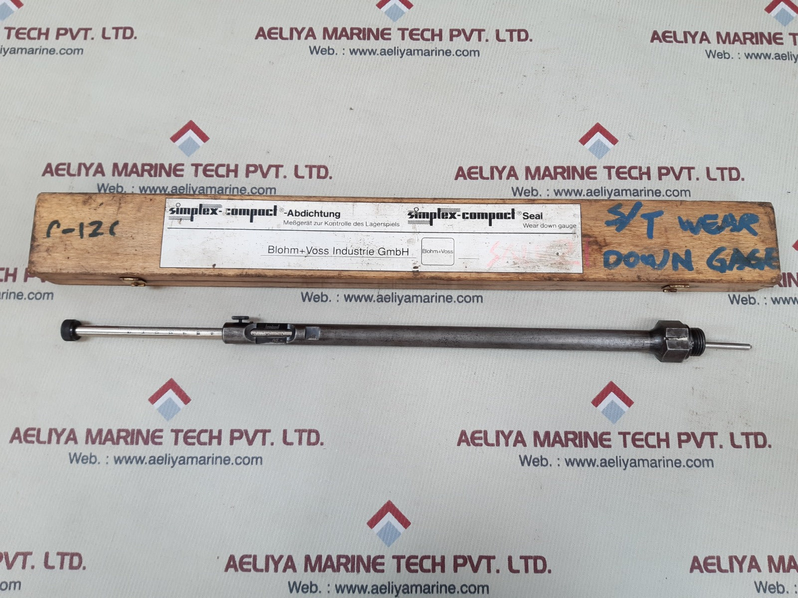 Blohm + voss simplex compact seal wear down gauge