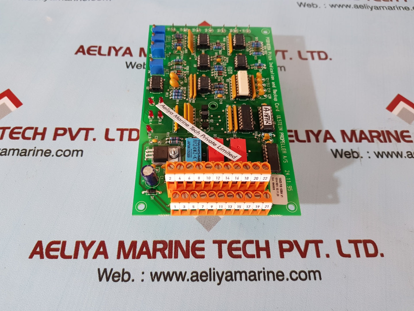 Ulstein propeller pib1039a pitch indication and backup card
