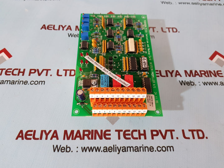 Ulstein propeller pib1039a pitch indication and backup card