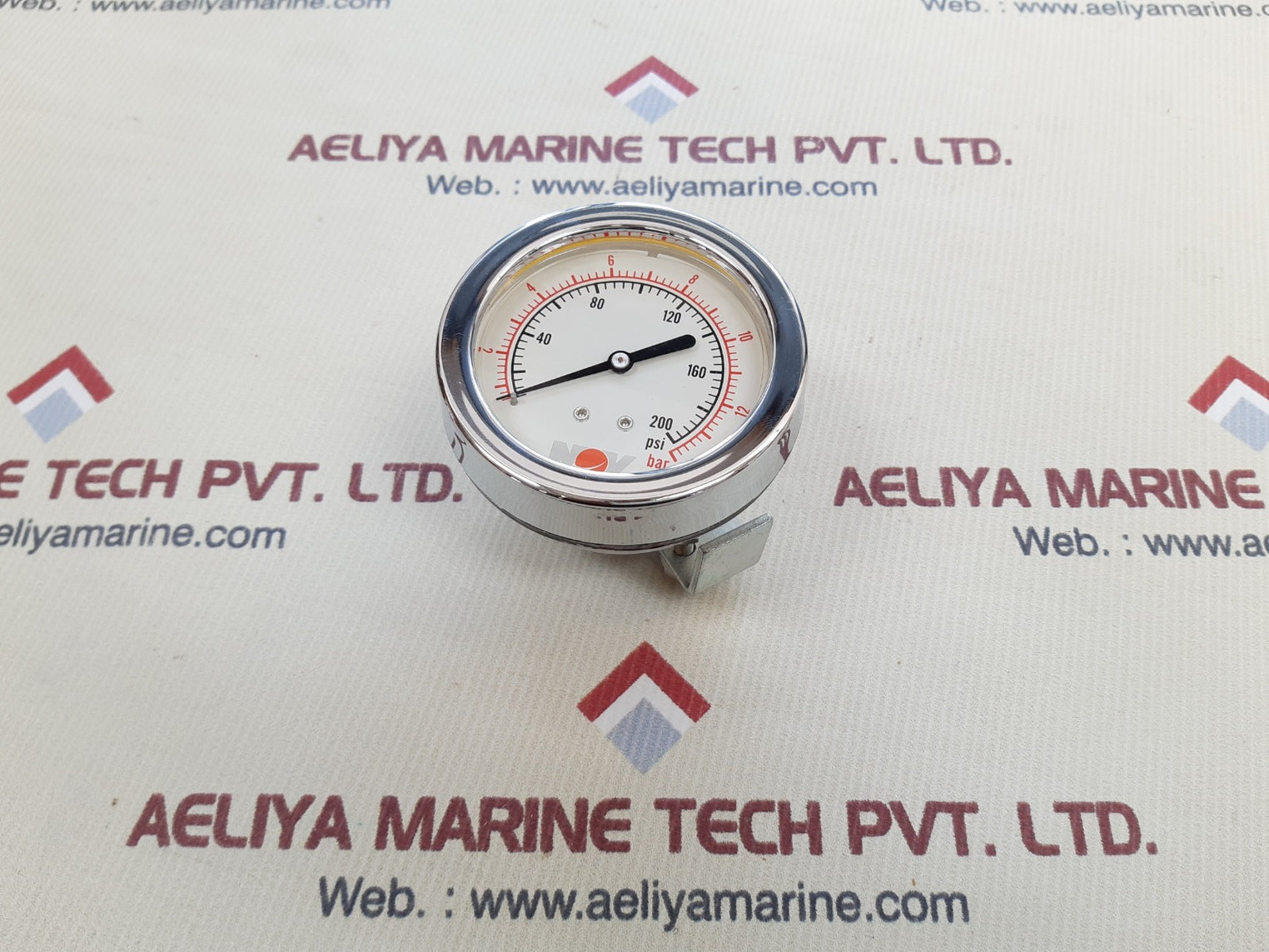 Nov p461000943-05 pressure gauge 0-200 psi,0-14 bar