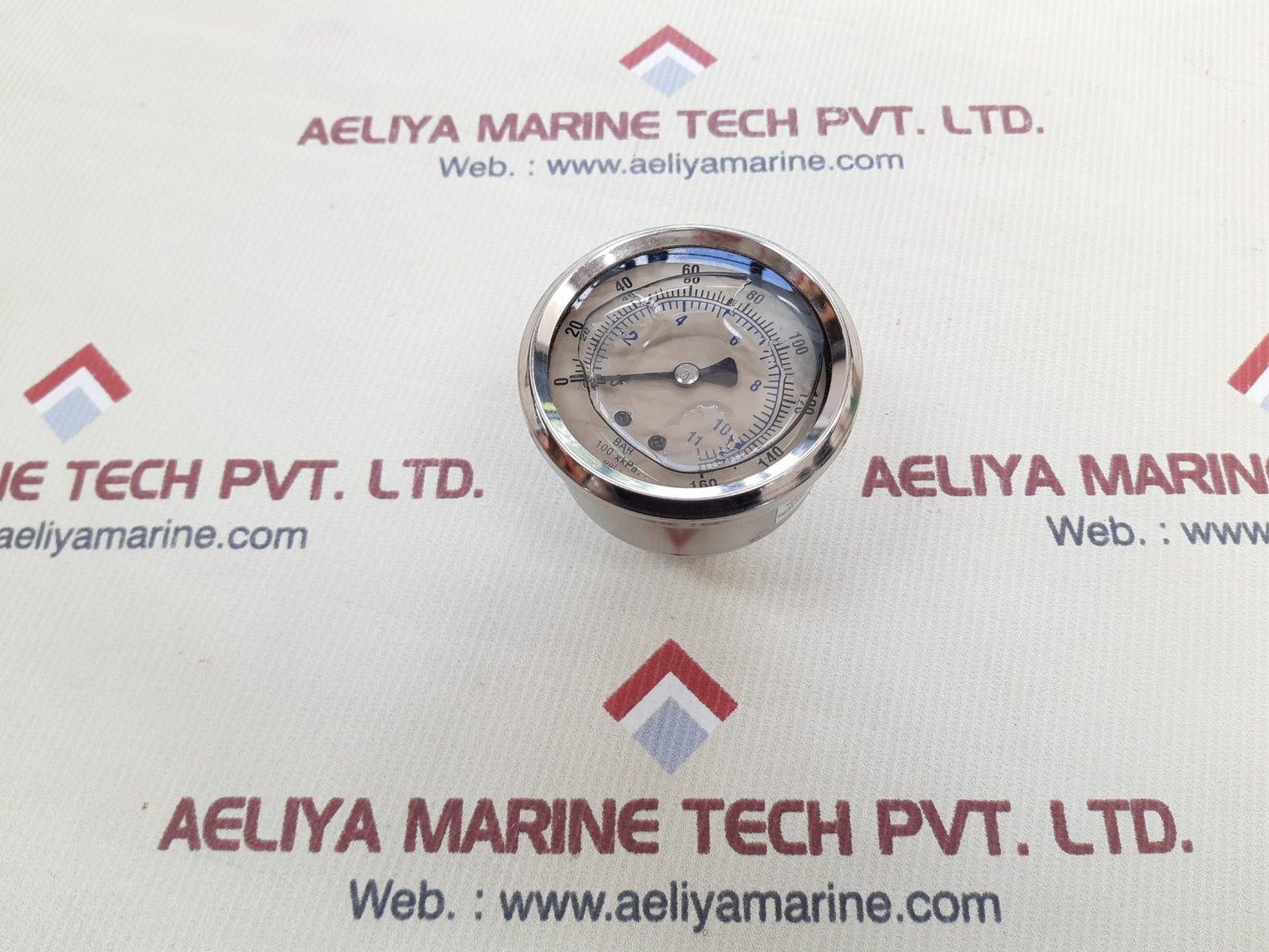 100xkpa pressure gauge 0-160 psi, 0-11 bar